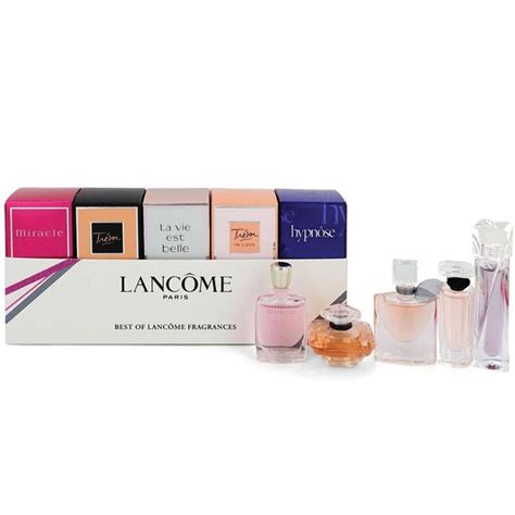 Lancome 5pc Mini Perfume Set .